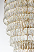 Elegant Lighting Josephine 41 Light Pendant D32 Inch H54 Inch L41 Satin Gold in Satin Gold and Clear Finish Model: 1060SR32SG