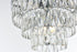 Elegant Lighting Josephine 6 Light Flush Mount D18 Inch H15.5 Inch L6 Chrome in Chrome and Clear Finish Model: 1060F18C