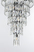 Elegant Lighting Josephine 61 Light Pendant D41 Inch H68 Inch L61 Black in Black and Clear Finish Model: 1060SR41BK