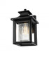 Elegant Lighting Judson 7 inch Outdoor Pendant in Black Model: OD348W12BK