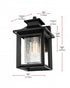 Elegant Lighting Judson 7 inch Outdoor Pendant in Black Model: OD348W12BK