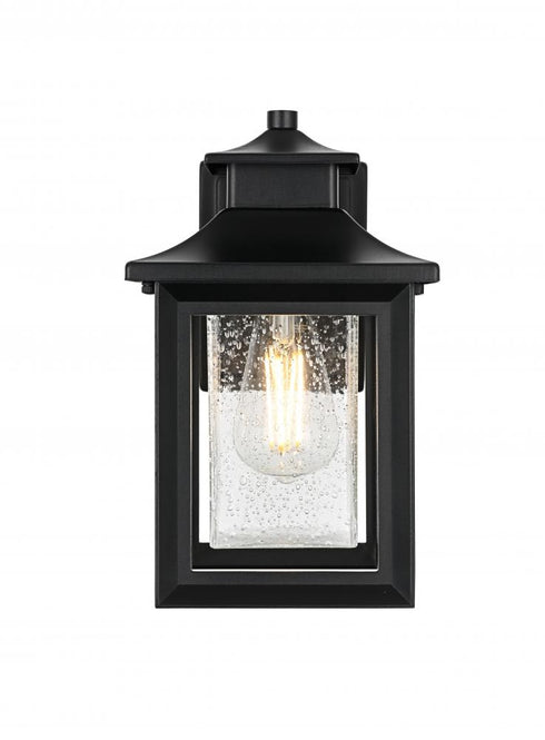 Elegant Lighting Judson 7 inch Outdoor Pendant in Black Model: OD348W12BK