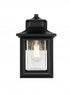 Elegant Lighting Judson 7 inch Outdoor Pendant in Black Model: OD348W12BK