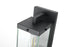 Elegant Lighting Julien 1 Light Wall Sconce W5.9 Inch E7.6 Inch H15.4 Inch in Black Model: OD408W15BK