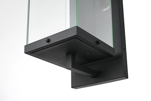 Elegant Lighting Julien 1 Light Wall Sconce W7.9 Inch E9.5 Inch H20.5 Inch in Black Model: OD408W21BK