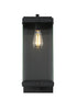 Elegant Lighting Julien 1 Light Wall Sconce W7.9 Inch E9.5 Inch H20.5 Inch in Black Model: OD408W21BK
