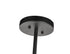 Elegant Lighting Jupiter 9 light in Black and Frosted White glass pendant Model: LD5028D27BK