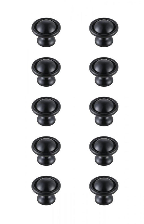 Elegant Lighting Kadea 1.2 Inch Diameter in Brushed Gold Mushroom Knob Multipack (Set of 10) Model: KB2008-GD-10PK