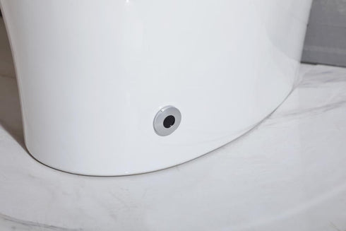 Elegant Lighting Kano Smart Round Bidet Toilet in Glossy White Model: ET-1015GW