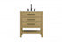 Elegant Lighting Karson Vanity Cabinet 2DW 30 Inch W x 22 Inch D x 34 Inch H in Chestnut Brown Model: VF60530MCB