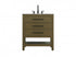 Elegant Lighting Karson Vanity Cabinet 2DW 30 Inch W x 22 Inch D x 34 Inch H in Chestnut Brown Model: VF60530MCB