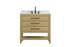 Elegant Lighting Karson Vanity Cabinet 2DW 36 Inch W x 22 Inch D x 34 Inch H in Chestnut Brown Model: VF60536MCB