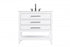 Elegant Lighting Karson Vanity Cabinet 2DW 36 Inch W x 22 Inch D x 34 Inch H in Chestnut Brown Model: VF60536MCB