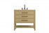 Elegant Lighting Karson Vanity Cabinet 2DW 36 Inch W x 22 Inch D x 34 Inch H in Chestnut Brown Model: VF60536MCB