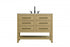 Elegant Lighting Karson Vanity Cabinet 4DW 42 Inch W x 22 Inch D x 34 Inch H in Chestnut Brown Model: VF60542MCB