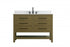 Elegant Lighting Karson Vanity Cabinet 4DW 48 Inch W x 22 Inch D x 34 Inch H in Chestnut Brown Model: VF60548MCB