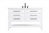 Elegant Lighting Karson Vanity Cabinet 4DW 54 Inch W x 22 Inch D x 34 Inch H in Chestnut Brown Model: VF60554DMCB