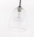 Elegant Lighting Kason 1 light in Black and Clear glass pendant Model: LD5031D8BK