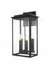 Elegant Lighting Kaysen 11 inch Outdoor Wall Sconce in Black Model: OD501W21BK