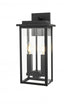 Elegant Lighting Kaysen 7 inch Outdoor Wall Sconce in Black Model: OD501W15BK