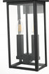Elegant Lighting Kaysen 7 inch Outdoor Wall Sconce in Black Model: OD501W15BK