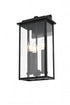 Elegant Lighting Kaysen 9 inch Outdoor Wall Sconce in Black Model: OD501W18BK