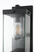 Elegant Lighting Keaton 1 Light Wall Sconce W5.9 Inch E7.6 Inch H15.4 Inch in Black Model: OD409W15BK