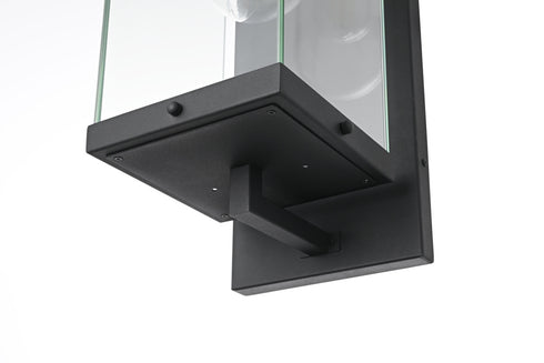 Elegant Lighting Keaton 1 Light Wall Sconce W7.9 Inch E9.5 Inch H20.5 Inch in Black Model: OD409W21BK