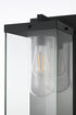 Elegant Lighting Keaton 1 Light Wall Sconce W7.9 Inch E9.5 Inch H20.5 Inch in Black Model: OD409W21BK