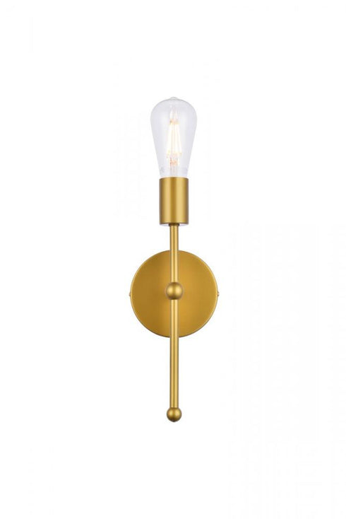 Elegant Lighting Keely 1 light black wall sconce Model: LD2356BK