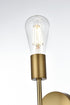 Elegant Lighting Keely 4.5 inch Wall Sconce in Satin Gold Model: LD2356SG