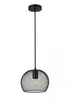 Elegant Lighting Keller 1 Light in Black Pendant Model: LD2249BK