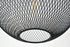 Elegant Lighting Keller 1 Light in Black Pendant Model: LD2250BK