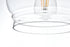 Elegant Lighting Kenna 8 inch Pendant Clear Shade in Satin Gold in Satin Gold and Clear Finish Model: LD2252SG