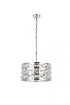 Elegant Lighting Kennedy 3 Light Pendant Model: 1108D16BK