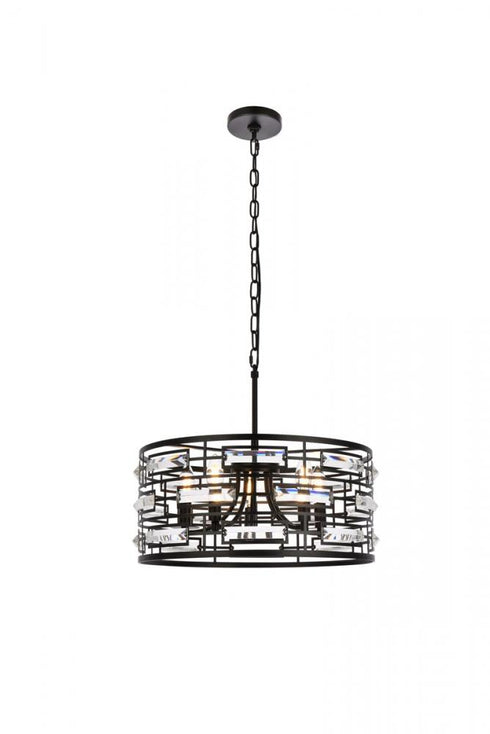 Elegant Lighting Kennedy 5 Light Pendant Model: 1108D19C
