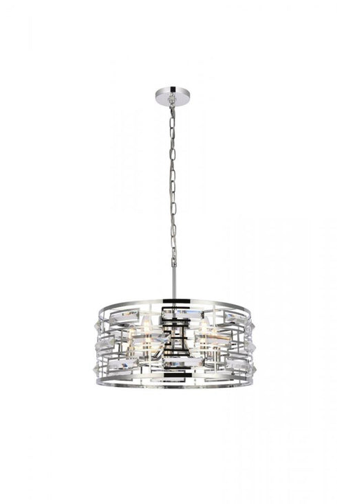 Elegant Lighting Kennedy 5 Light Pendant Model: 1108D19C