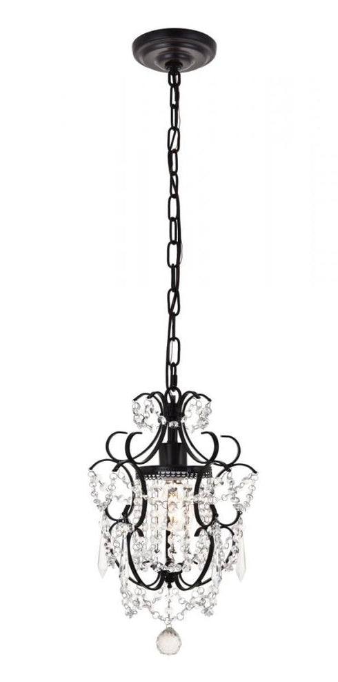 Elegant Lighting Kirin 1 Light brass Pendant Model: LD5017D11BR