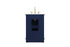 Elegant Lighting Knox Vanity Cabinet 24 Inch W x 22 Inch D x 34 Inch H blue Model: VF10224BL