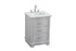 Elegant Lighting Knox Vanity Cabinet 24 Inch W x 22 Inch D x 34 Inch H grey Model: VF10224GR