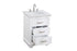 Elegant Lighting Knox Vanity Cabinet 24 Inch W x 22 Inch D x 34 Inch H white Model: VF10224WH