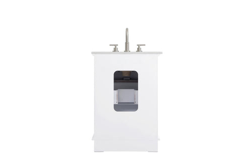 Elegant Lighting Knox Vanity Cabinet 24 Inch W x 22 Inch D x 34 Inch H white Model: VF10224WH