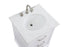 Elegant Lighting Knox Vanity Cabinet 24 Inch W x 22 Inch D x 34 Inch H white Model: VF10224WH