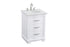 Elegant Lighting Knox Vanity Cabinet 24 Inch W x 22 Inch D x 34 Inch H white Model: VF10224WH