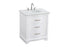 Elegant Lighting Knox Vanity Cabinet 30 Inch W x 22 Inch D x 34 Inch H white Model: VF10230WH