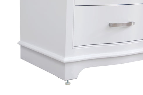 Elegant Lighting Knox Vanity Cabinet 30 Inch W x 22 Inch D x 34 Inch H white Model: VF10230WH
