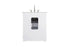Elegant Lighting Knox Vanity Cabinet 30 Inch W x 22 Inch D x 34 Inch H white Model: VF10230WH