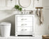 Elegant Lighting Knox Vanity Cabinet 30 Inch W x 22 Inch D x 34 Inch H white Model: VF10230WH