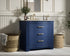 Elegant Lighting Knox Vanity Cabinet 36 Inch W x 22 Inch D x 34 Inch H blue Model: VF10236BL
