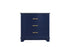 Elegant Lighting Knox Vanity Cabinet 36 Inch W x 22 Inch D x 34 Inch H blue Model: VF10236BL
